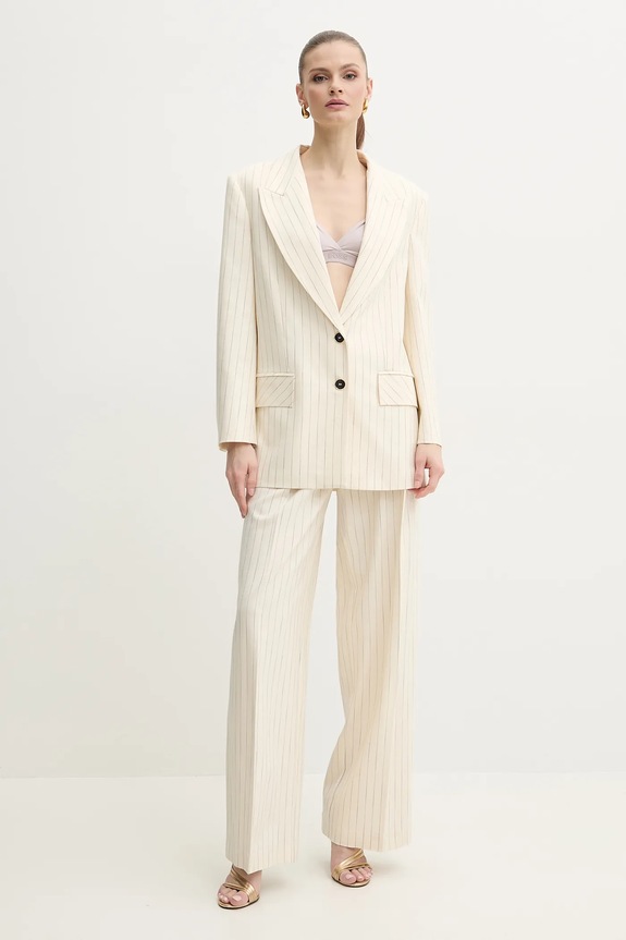 Σακάκι Simona Corsellini P25CPGI009 μπεζ SS25