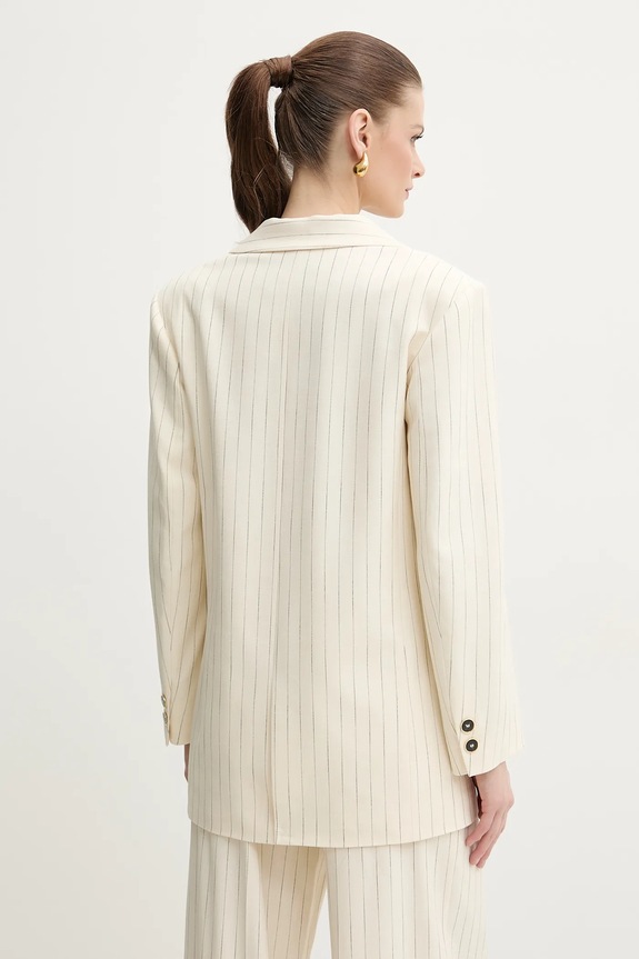 Ρούχα Σακάκι Simona Corsellini P25CPGI009 μπεζ