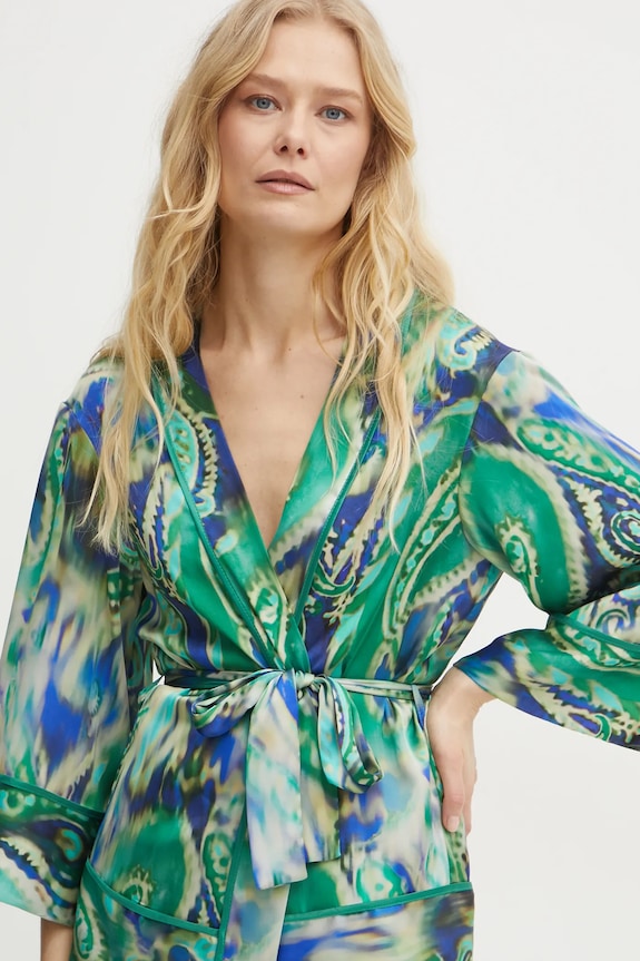 Simona Corsellini kimono zielony P25CPGI012