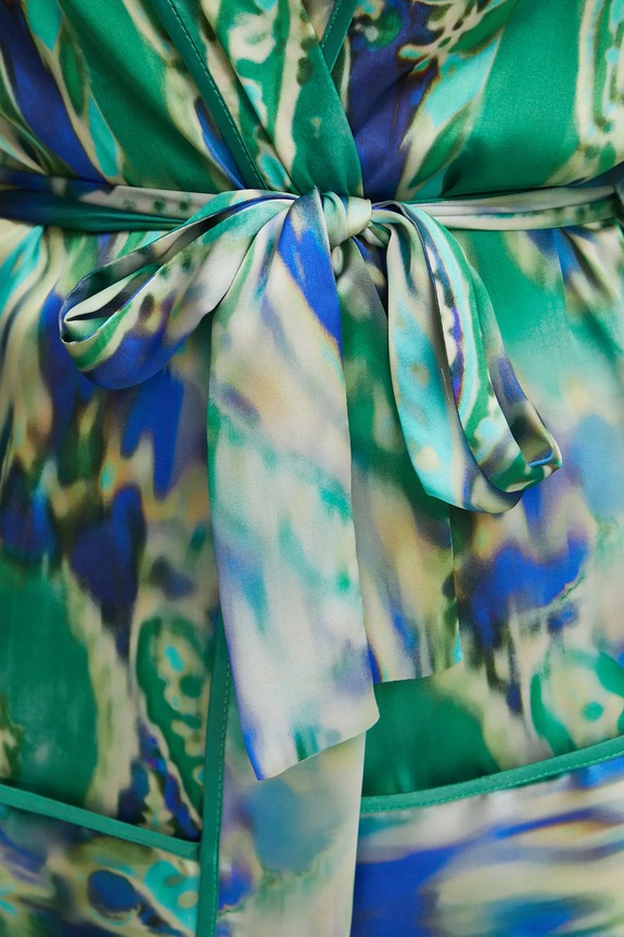 Simona Corsellini kimono P25CPGI012 zielony