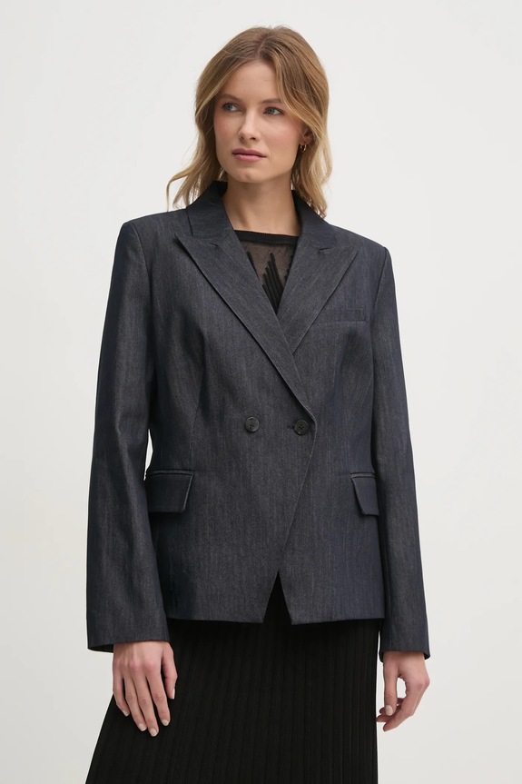 Dkny giacca tessuto blu navy DJ4J6010