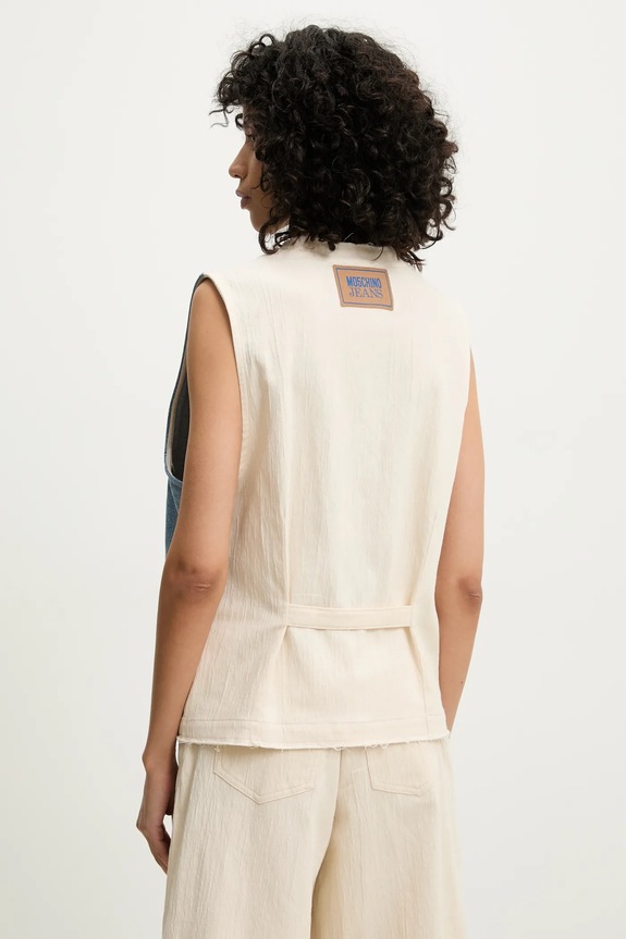 Oblečení Vesta Moschino Jeans 1001.3717 modrá