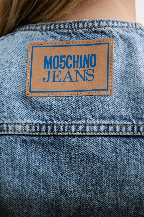 Moschino Jeans kamizelka jeansowa 1002.3719