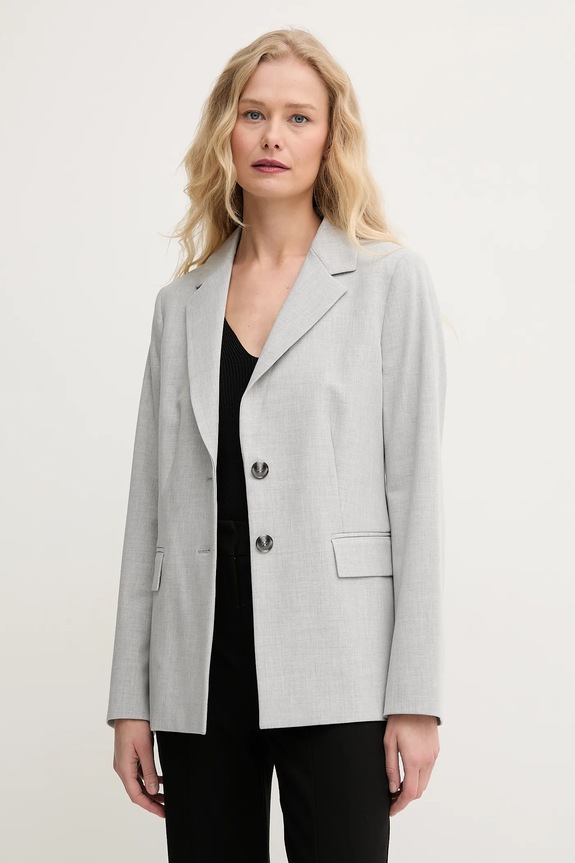 United Colors of Benetton giacca tessuto grigio 2R4CDW02W