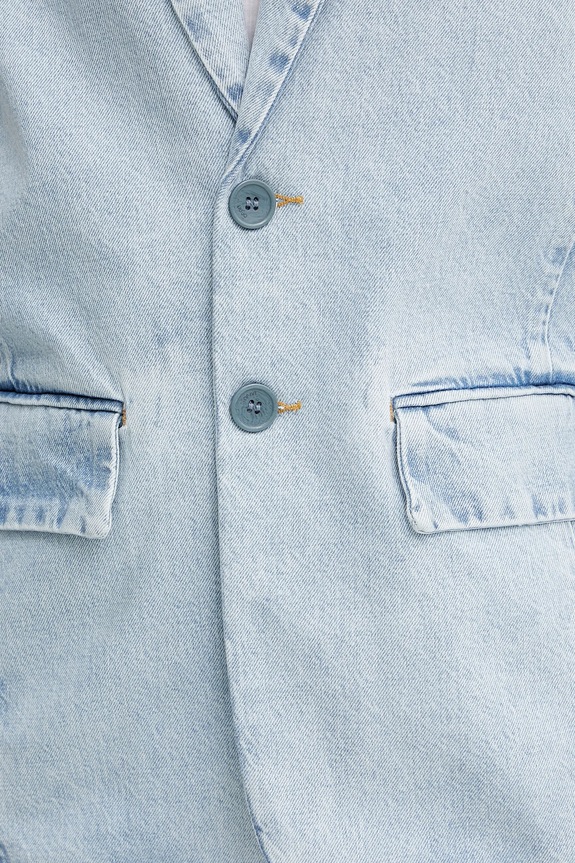 Liu Jo pamut blézer UA5210.D4854 kék