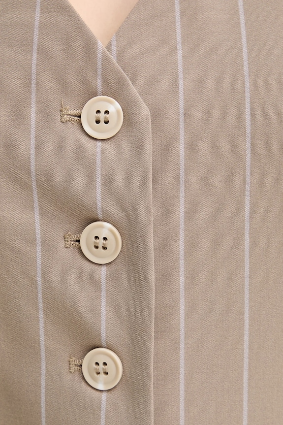 Samsoe Samsoe gilet SANEEM F25100157 beige