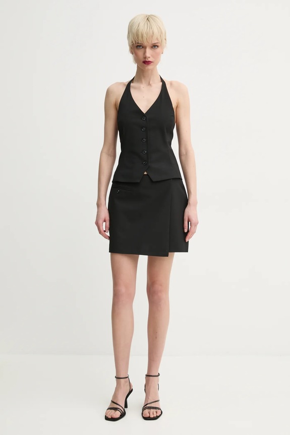 Samsoe Samsoe gilet SANEEM F25100157 black SS25