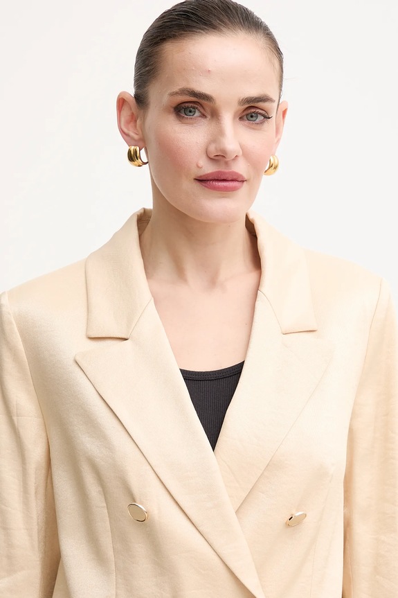 Guess marynarka CAMILLE beżowy W5GN63.WH5F0