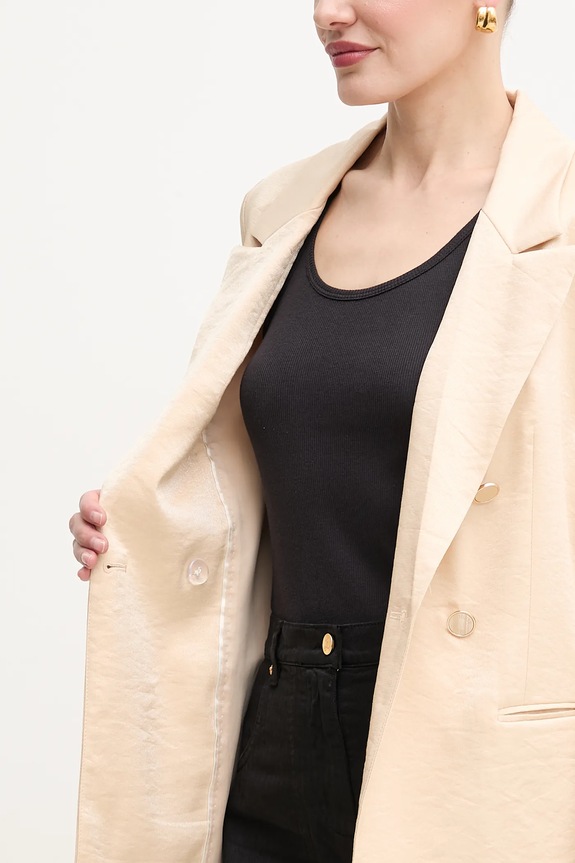 Guess marynarka CAMILLE W5GN63.WH5F0 beżowy
