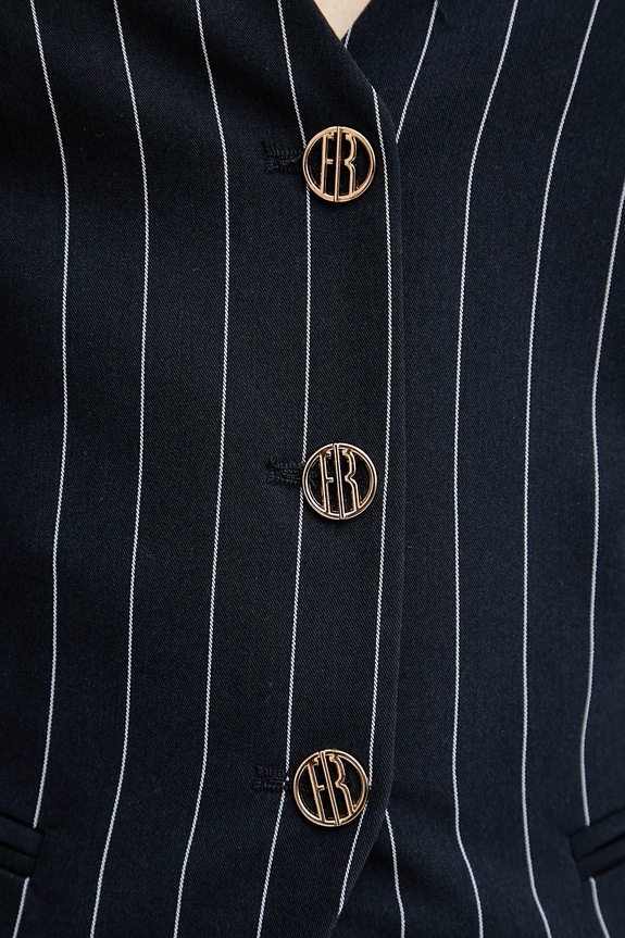 Prsluk Fracomina FR25SJ5002W761D4 mornarsko plava