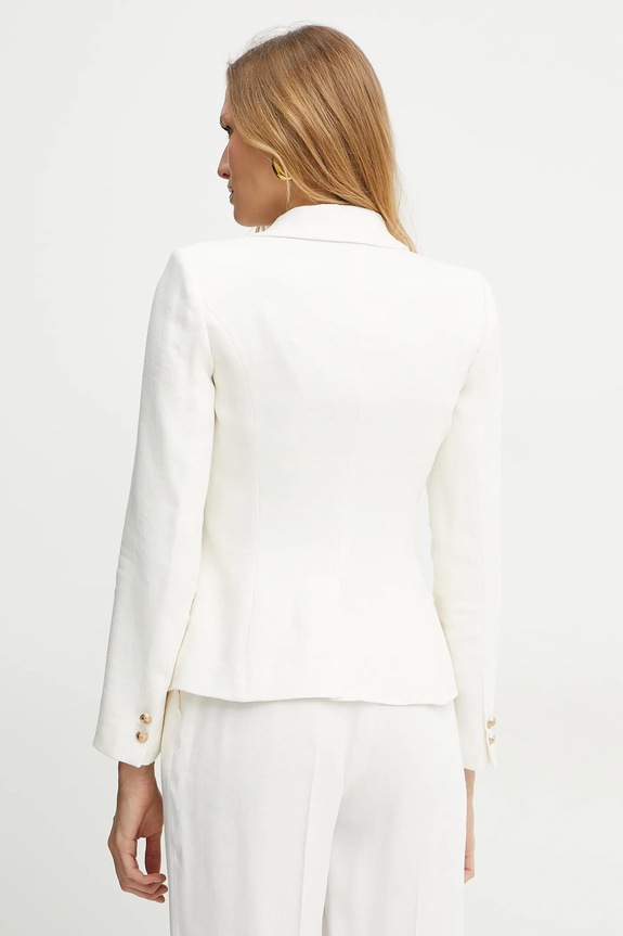 Abbigliamento Elisabetta Franchi giacca in lino GI16252E2 beige