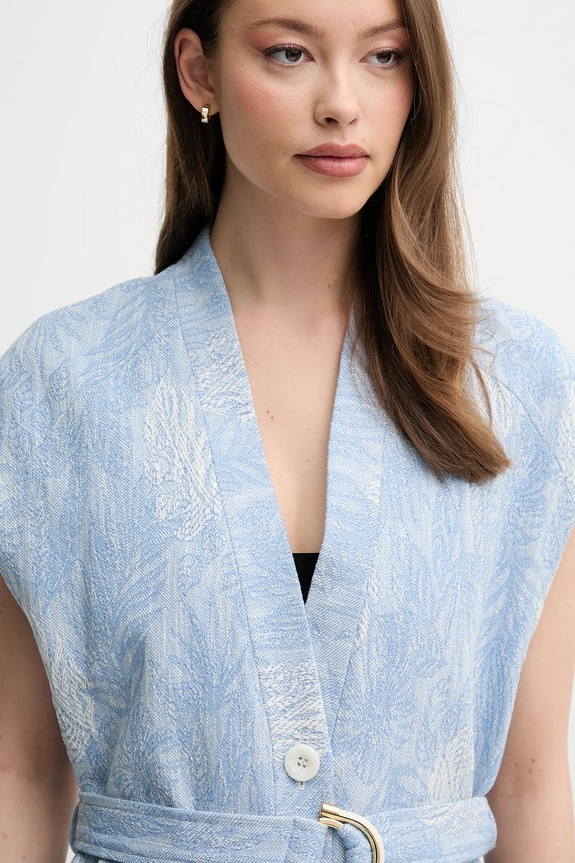 La Petite Française gilet VANGELIS blu PFVANGELIS