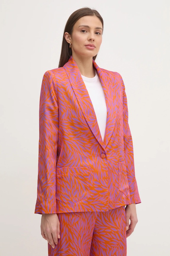 Σακάκι La Petite Française VERNON ύφασμα πορτοκαλί PFVERNON