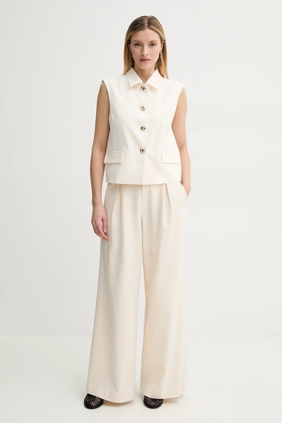 Herskind mellény Brian 5533519 bézs SS25