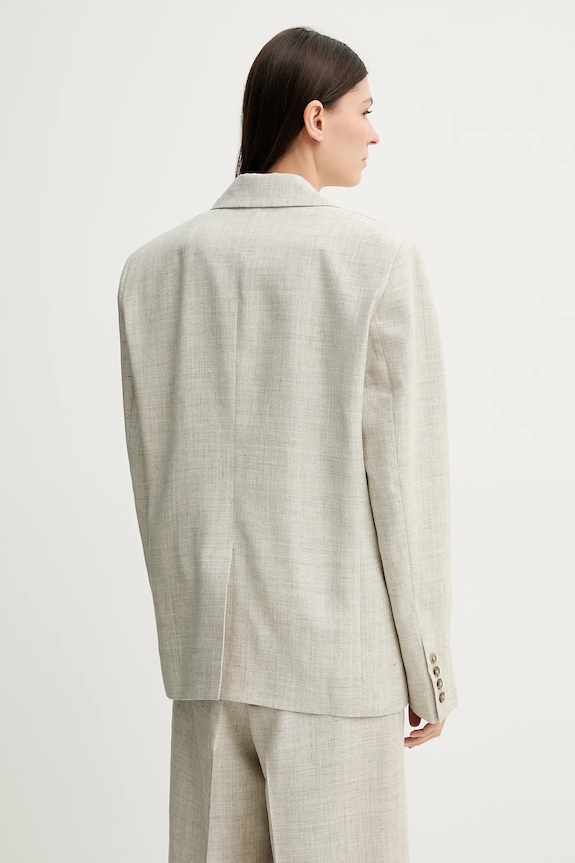 Îmbrăcăminte Herskind blazer din amestec de in Matteo 5543188 bej