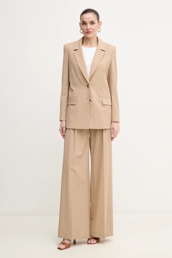Marciano by Guess blézer gyapjú keverékből IRINA 5GGN04.7294A bézs SS25