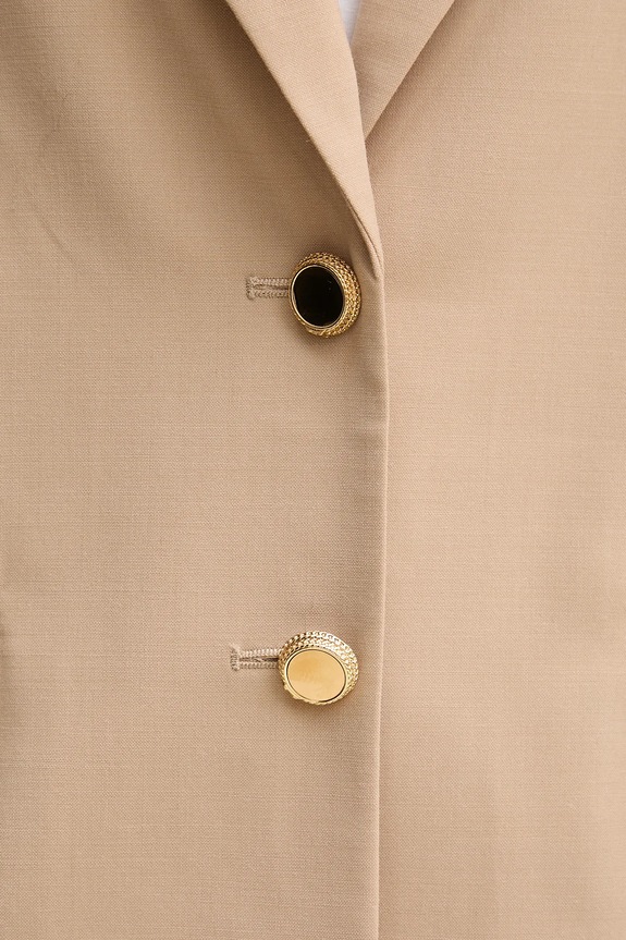 Marciano by Guess blézer gyapjú keverékből IRINA 5GGN04.7294A bézs