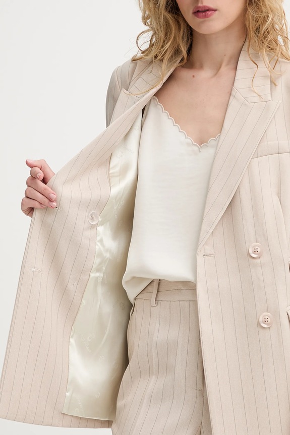 Bruuns Bazaar marynarka BBW4413 beżowy