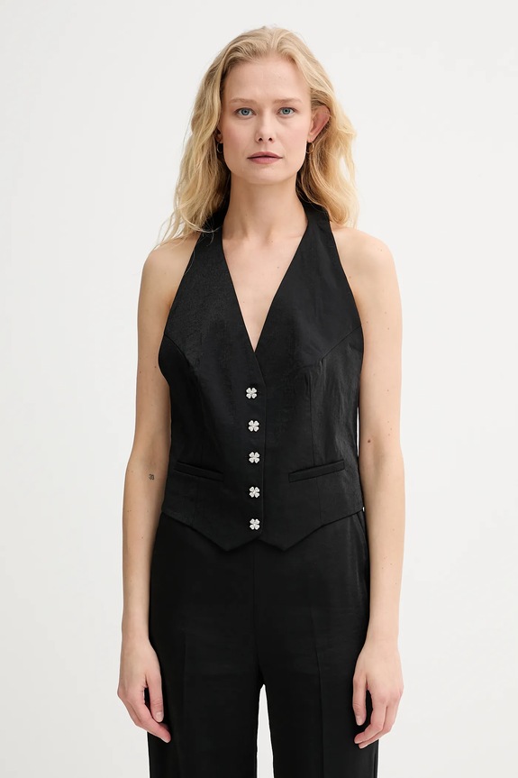 Morgan gilet CTEO.F tessuto nero CTEO.F