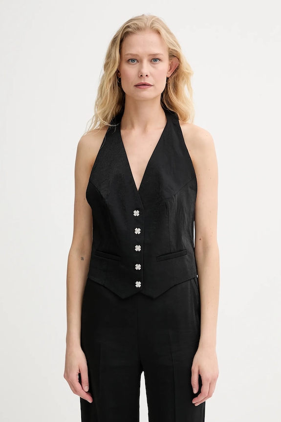 Morgan gilet CTEO.F tessuto nero CTEO.F