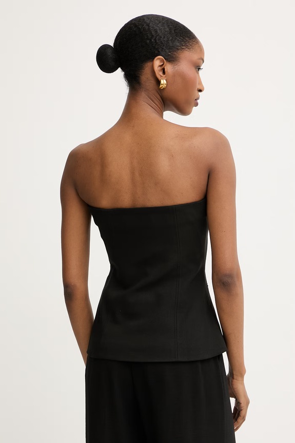 Abbigliamento Morgan camicetta con spalle aperte da donna con cotone CLODI.F CLODI.F nero