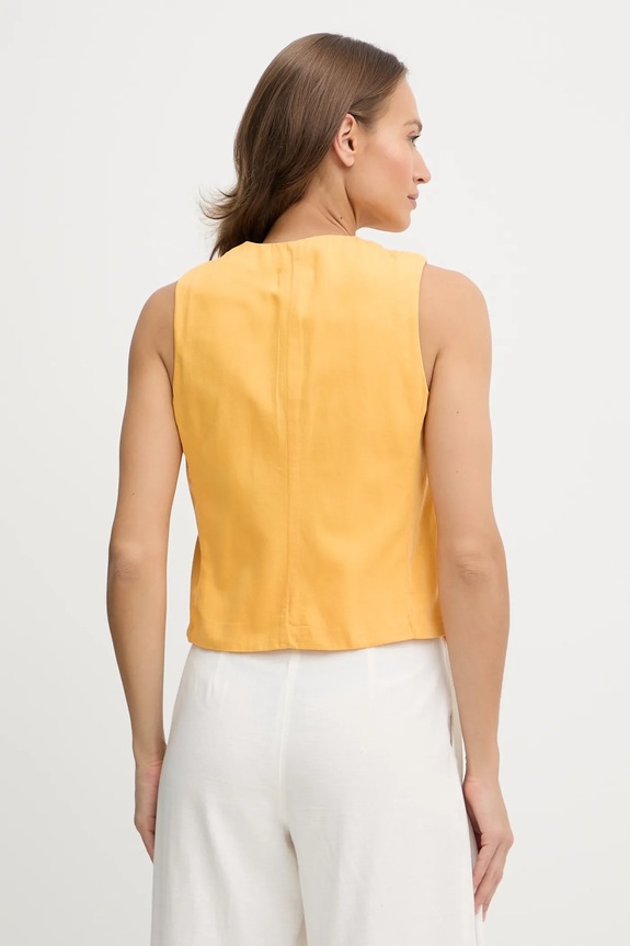 Ruházat United Colors of Benetton mellény 2LEDDJ00G sárga