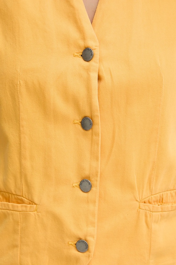 United Colors of Benetton mellény 2LEDDJ00G sárga