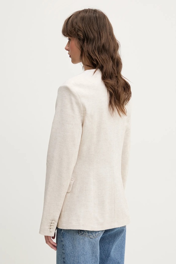 Abbigliamento Abercrombie & Fitch giacca in lino KI144.5076.180 beige