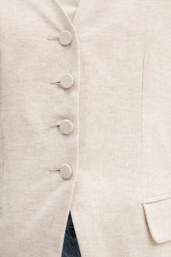 Abercrombie & Fitch giacca in lino KI144.5076.180