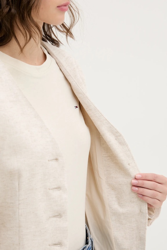Abercrombie & Fitch giacca in lino KI144.5076.180