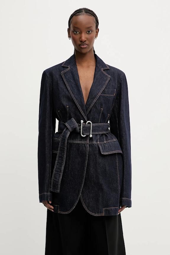 Sportmax denim blazer Domino without lining navy 2512041025600