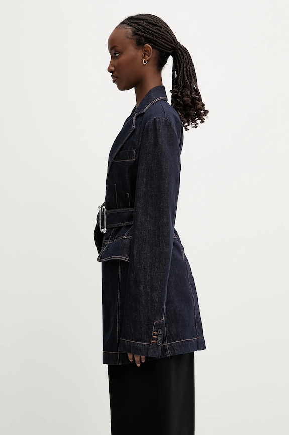 Sportmax denim blazer Domino 2512041025600 navy SS25
