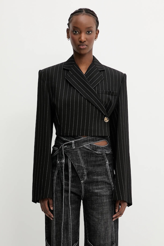 Sportmax blazer Utopia with lining black 2512041091600