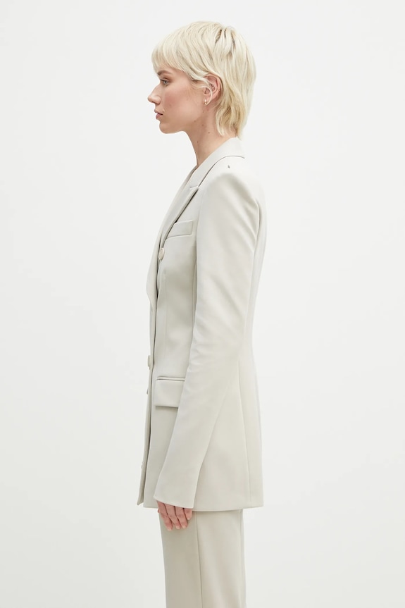 Sportmax marynarka Frizzo 2512911011600 beżowy SS25