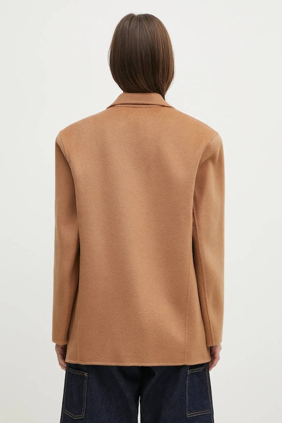 Дрехи Вълнено сако Anine Bing Quinn Blazer A.01.7073 кафяв