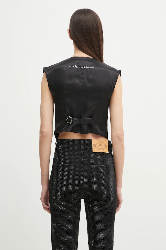 Одяг Безрукавка Fiorucci Embroidered W02SPTSL289PL02BK01 чорний