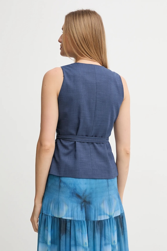 Ruházat Sandro Ferrone mellény S23XBEBAFATA sötétkék