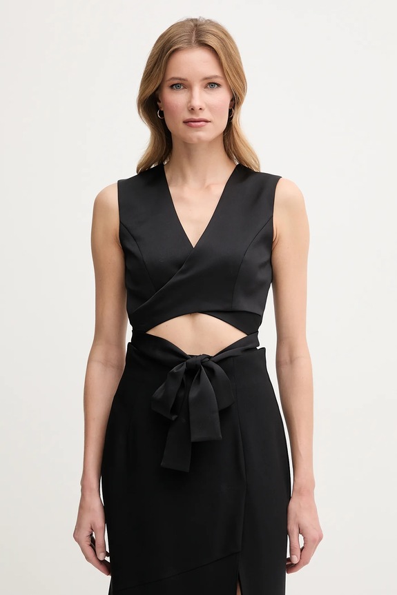 Prsluk Sandro Ferrone bez uzorka crna S23XBEBARMAN