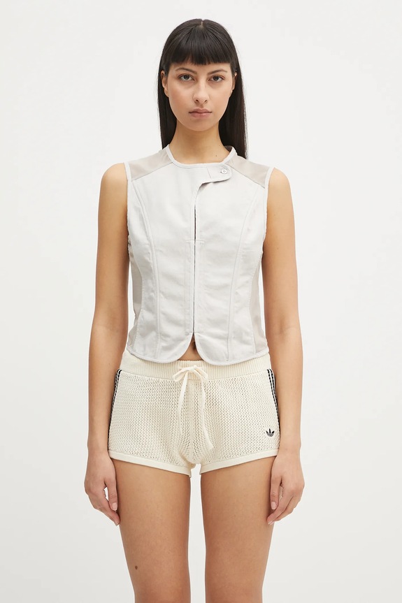 Our Legacy gilet Corset monopetto beige W2252CDB