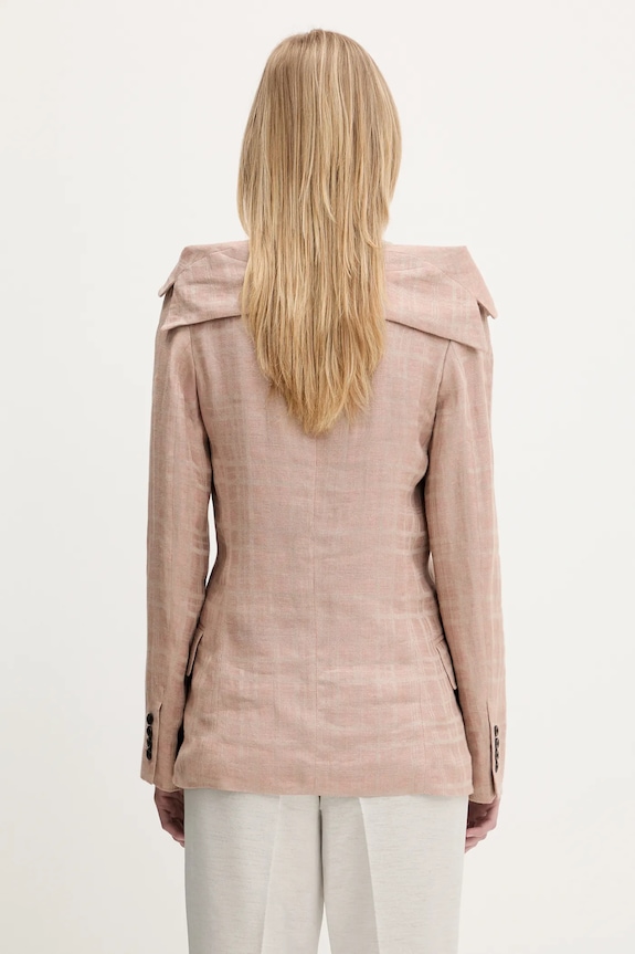 Odzież Our Legacy marynarka lniana Kaonashi Blazer W2250KH beżowy