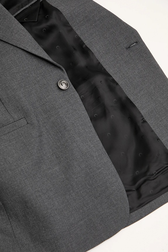 Marine Serre wool blend blazer Regenerated Tailoring Boxy UJA066A.DWOV0057