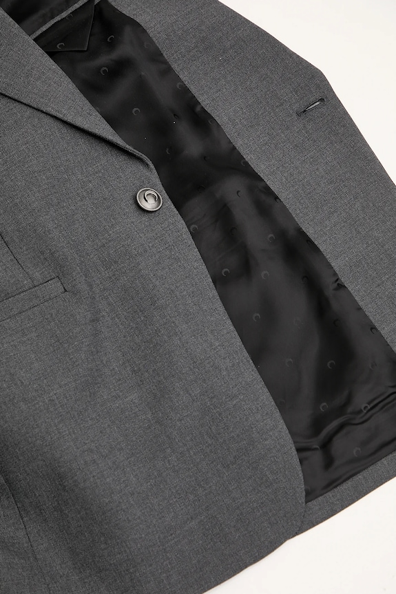 Marine Serre wool blend blazer Regenerated Tailoring Boxy UJA066A.DWOV0057