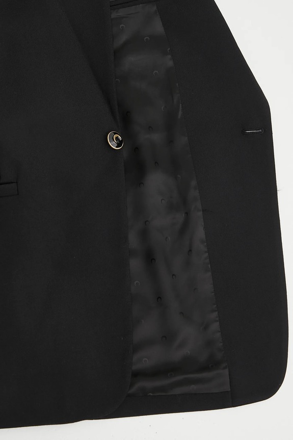 Μάλλινο σακάκι Marine Serre Virgin Wool Twill Boxy UJA066A.RWOV0001