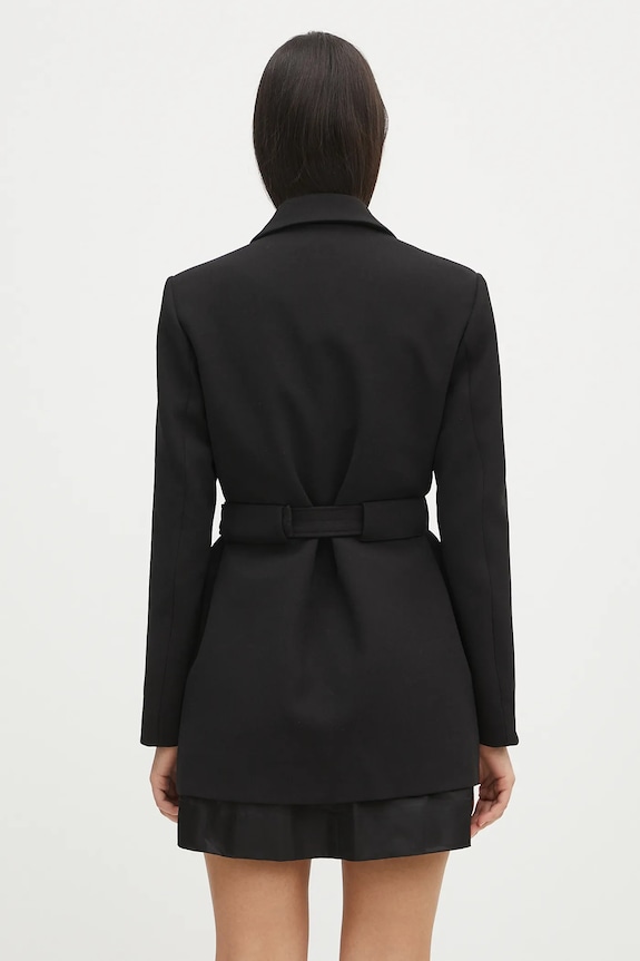 Odzież GANNI marynarka Bonded Crepe W0241 czarny