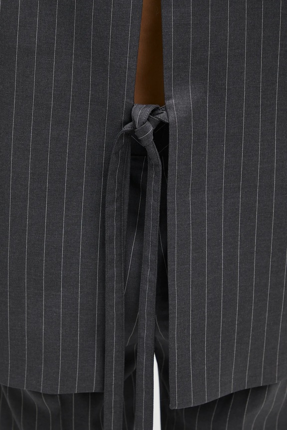 Vuneni sako JW Anderson Open Back Tailored siva JK0368.PG1695.945