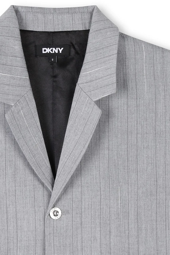 Detská vesta Dkny sivá D62278.156.162