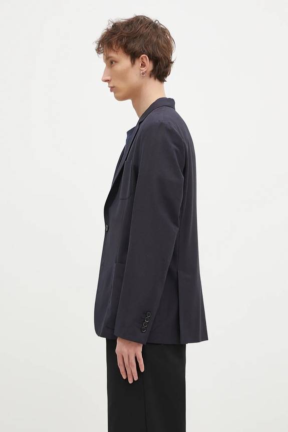 Paul Smith marynarka z domieszką wełny M1R.2321.P02571 granatowy SS25