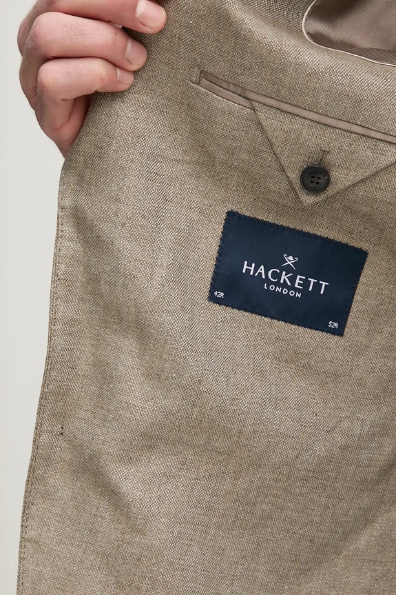 Hackett London marynarka lniana HM443515R