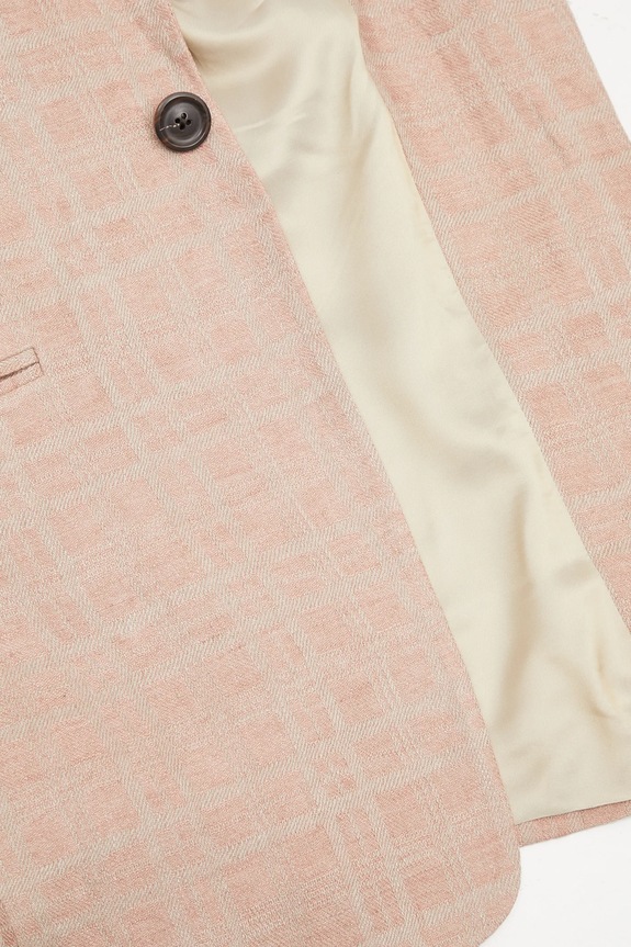 Plátěné sako Our Legacy Unconstructed Shinjuku Blazer M2250UH béžová