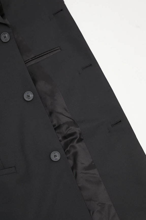 Μπλέιζερ με μίγμα μαλλιού 032C '032C Office Attire' S25.MRW.2001.000 μαύρο